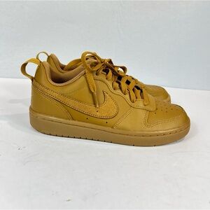 Nike Court Borough Low Brown Neutral BQ5448-700 Sneaker Youth Shoe Sz 3.5Y